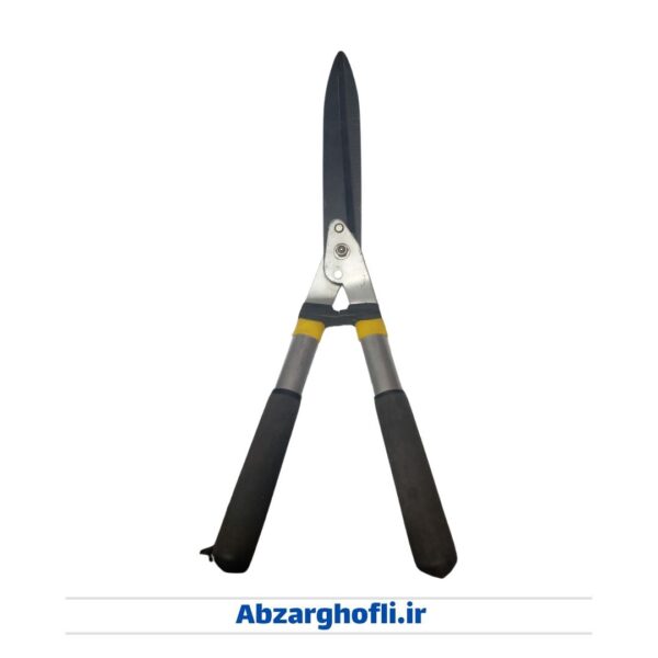 قیچی شمشاد زن دسته ثابت نقره ای